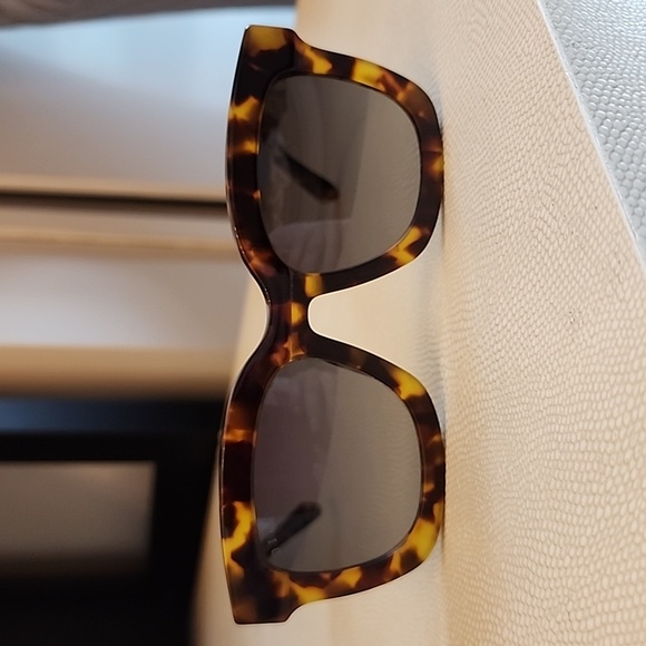 DIFF Carson Amber Tortoise Blue Steel Gradient Polarized Sunglasses - Picture 2 of 14